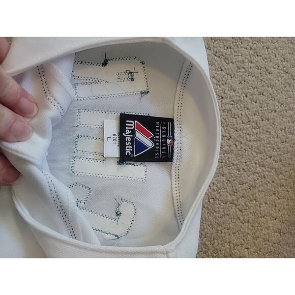 Vintage Majestic MLB Seattle Mariners Ichiro Suzuki 51 White Jersey kids L - Picture 7 of 10